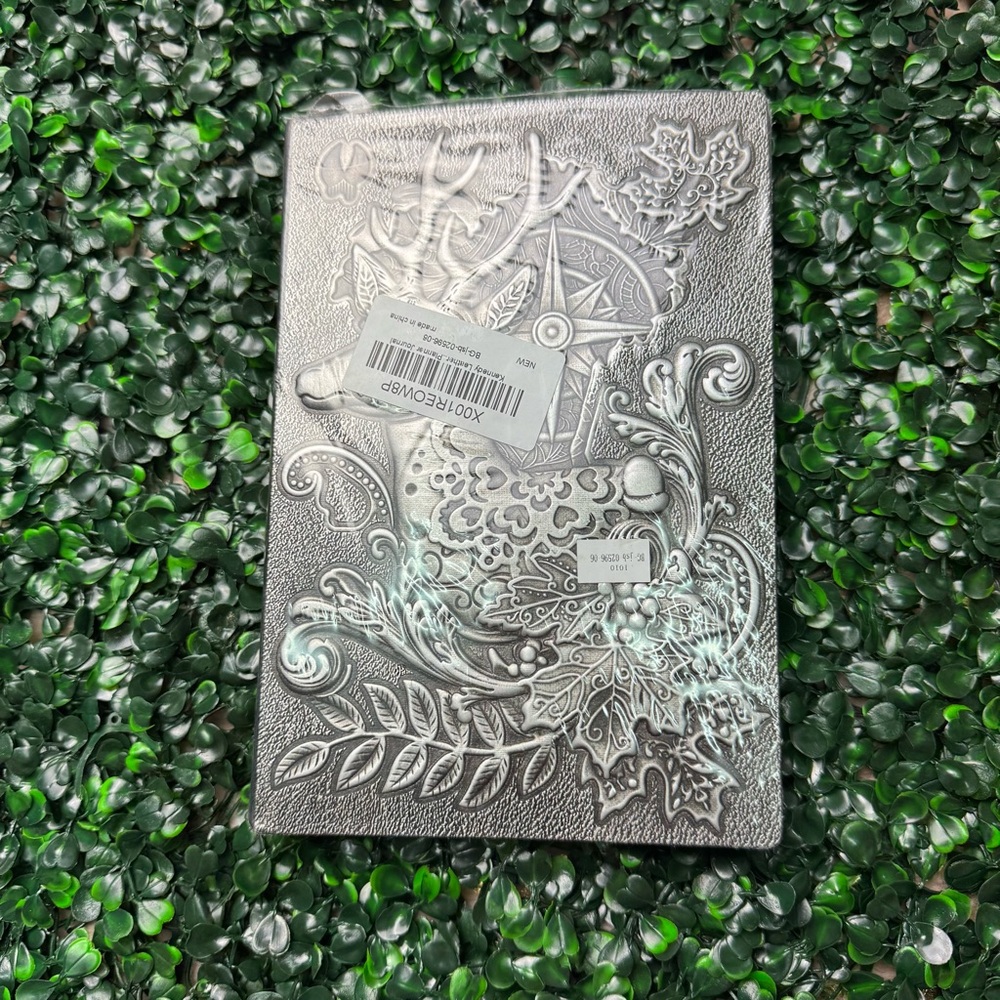 Silver Embossed Reindeer Notebook - Picture 6 of 7
